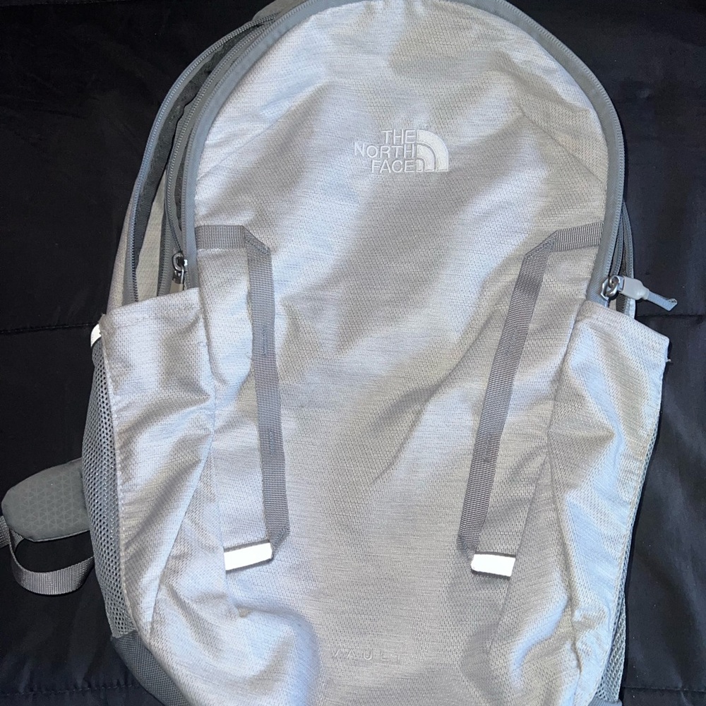 The North Face Light Gray Backpack